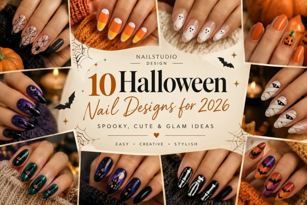 10 Halloween Nail Designs for 2026: Spooky, Cute & Glam Ideas