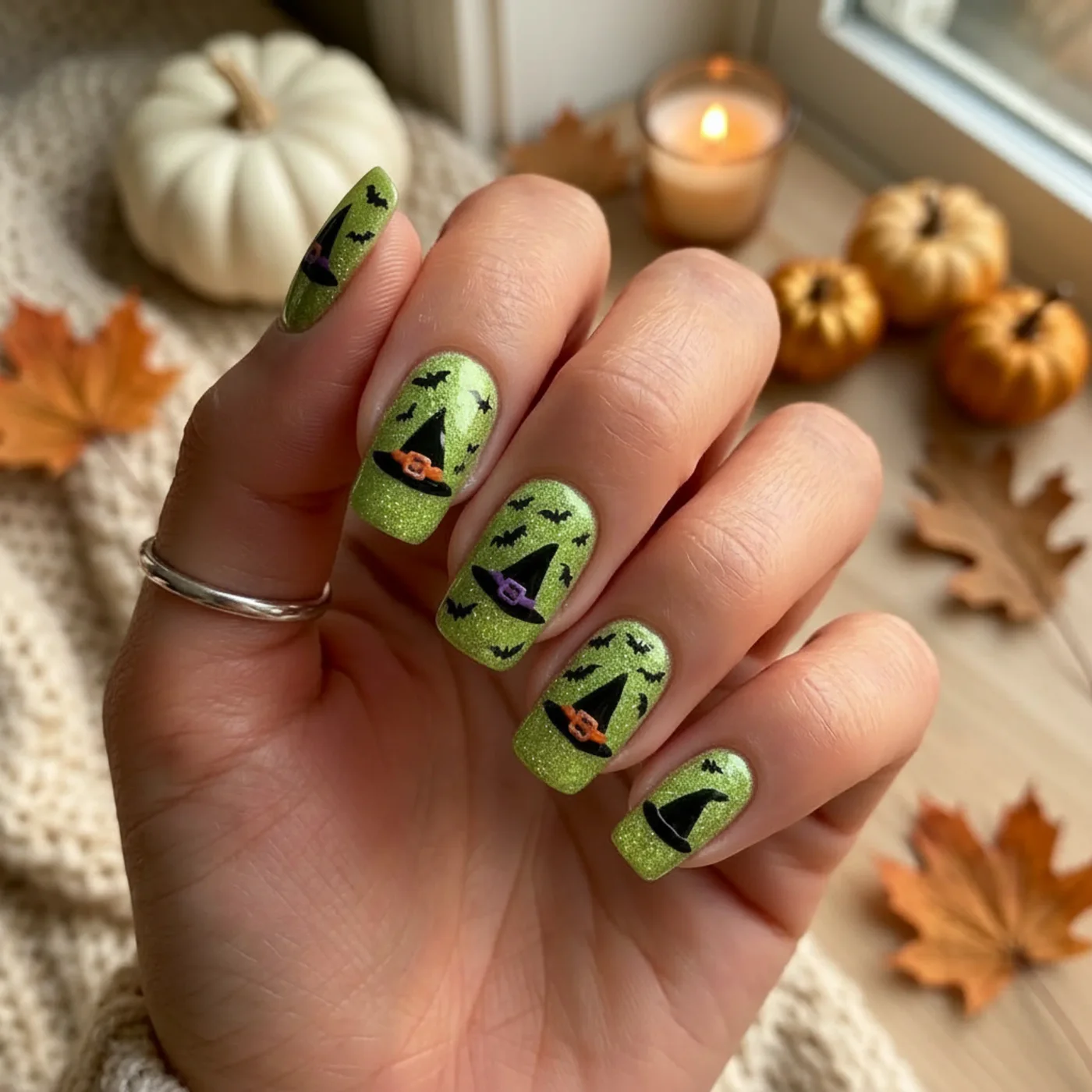 Witch Hat Nails — Halloween 2026